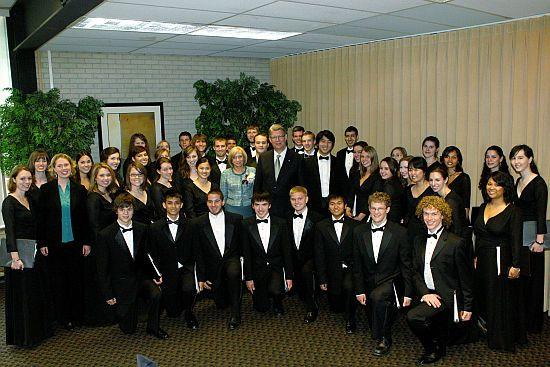 Gaudeamus koncertē ar Vašingtonas Universitātes koncertkori