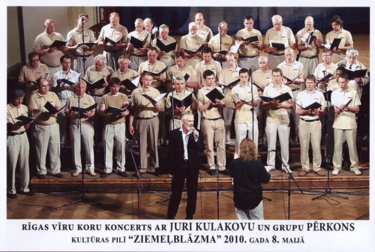 Rīgas vīru koru koncerts "Mīlestībā viļņo krūts"