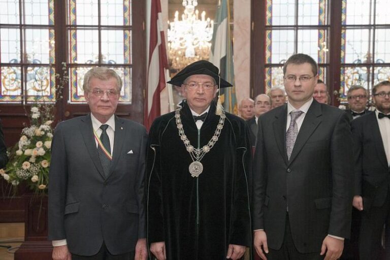RTU rektora akadēmiķa Leonīda Ribicka inaugurācijas ceremonija