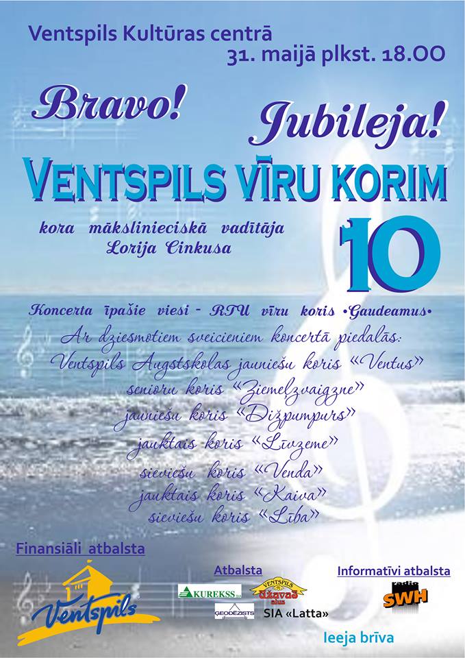 Ventspils Vīru korim 10 gadi!