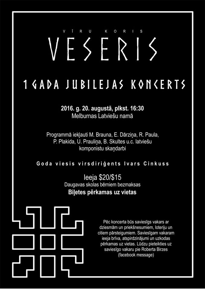 Ivars Cinkuss aicina uz Vesera jubilejas koncertu Melburnā