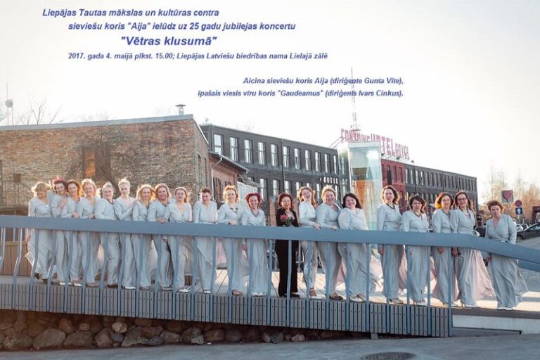 Sieviešu kora AIJA 25. dzimšanas dienas koncerts VĒTRAS KLUSUMĀ