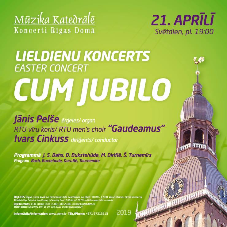 Lieldienu koncerts "Cum jubilo"