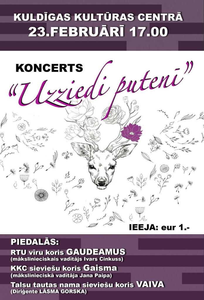 Koncerts "Uzziedi putenī"