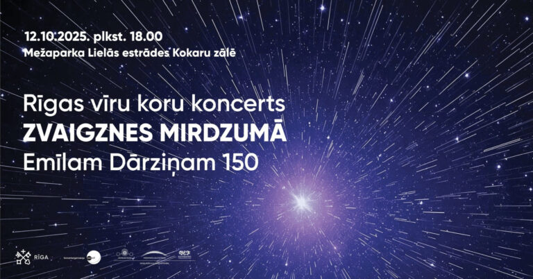 Rīgas vīru koru koncerts "Zvaigznes mirdzumā"